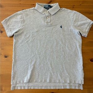 Polo by Ralph Lauren Gray Men's Shirt Custom Fit Size Medium